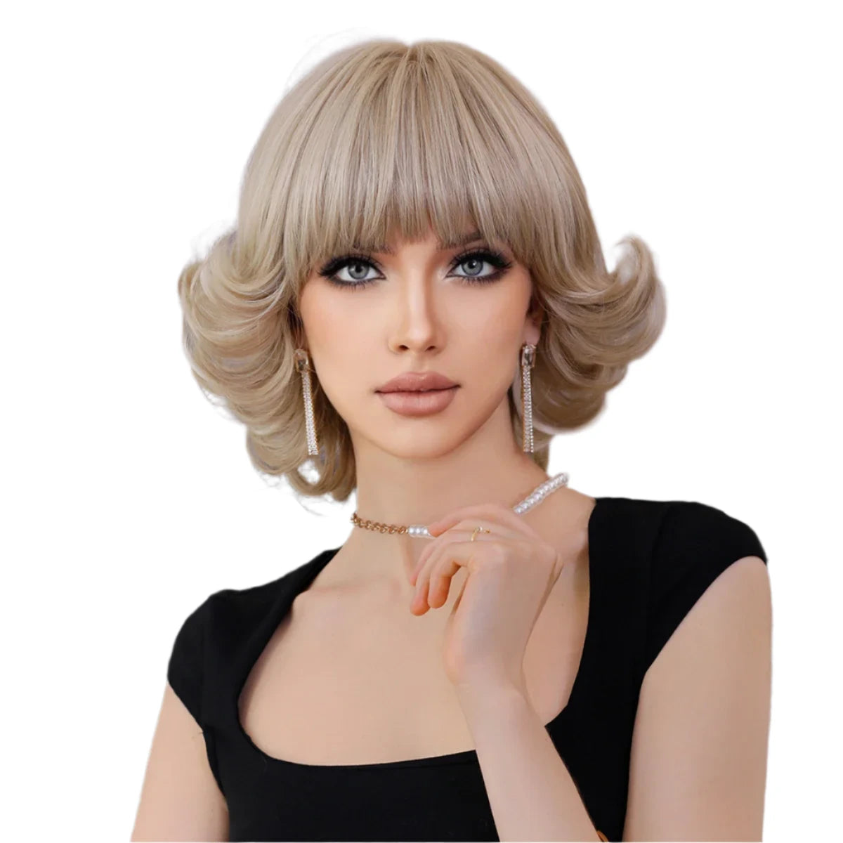 TEEK - Short Retro Short Sass Wig HAIR theteekdotcom   