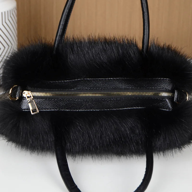 TEEK - Bright Color Faux Fur Handbag BAG TEEK   