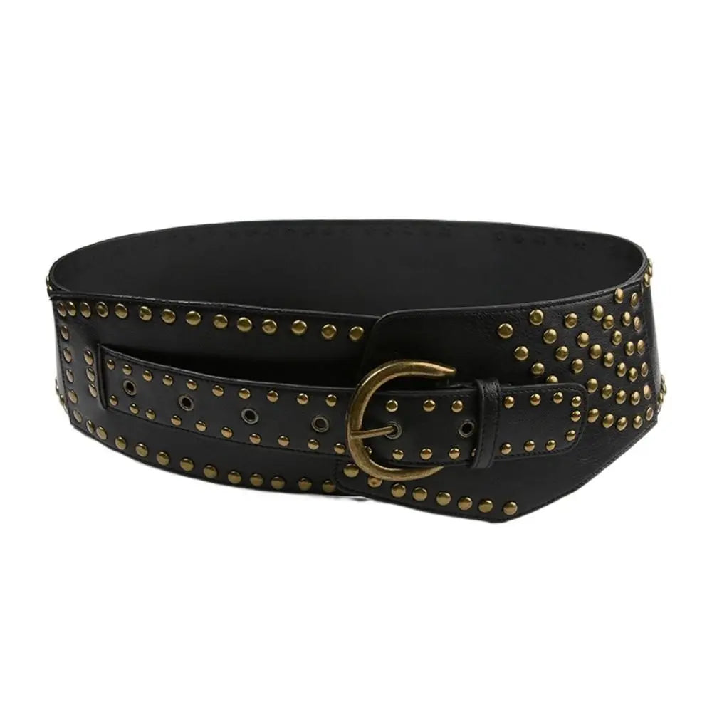 TEEK - Asymmetric Vintage Rivet Belt BELT theteekdotcom   