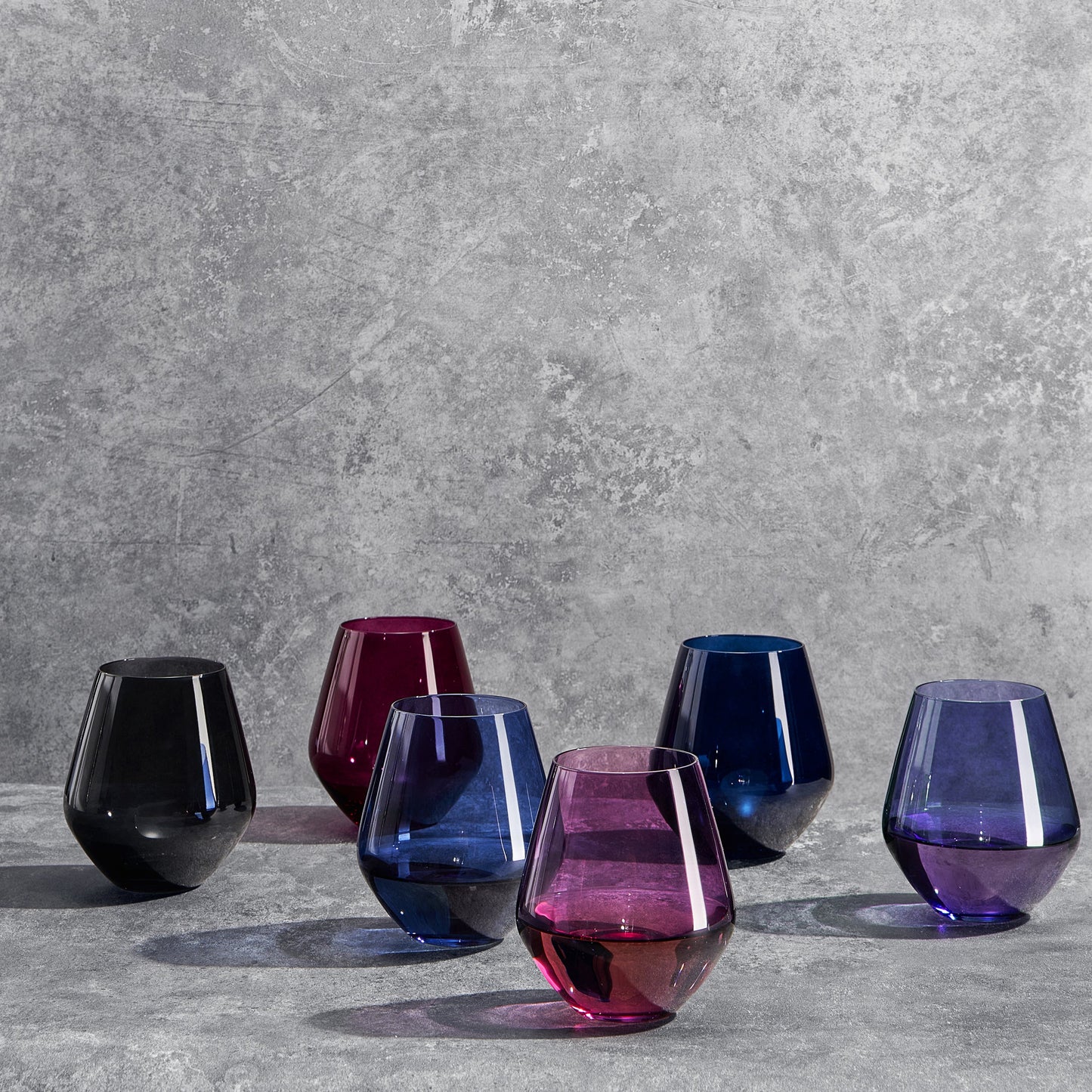 TEEK - Fortuna Stemless Wine Glassware Set HOME DECOR TEEK KS