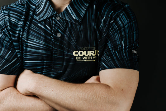 TEEK - Light speed May The Course Be With You Polo TOPS TEEK SIG