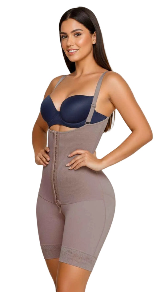 TEEK - Full Body Mid Thigh Shapewear LINGERIE TEEK VS XS Mocha