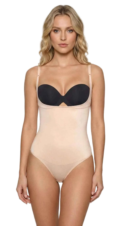 TEEK - Evonne Extra Firm Underbust Bodysuit Thong LINGERIE TEEK VS