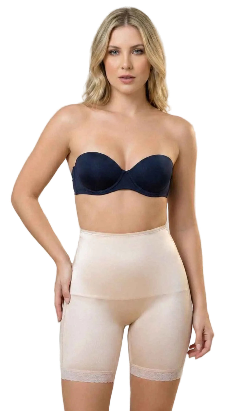 TEEK - Natasha Mid Thigh Panty Shapewear Vedette Store XS Nude