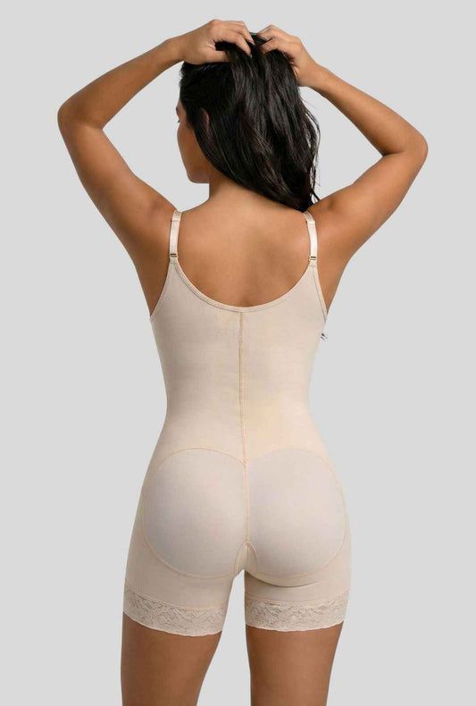 Mid Thigh Hook & Eye Bodysuit LINGERIE TEEK VS