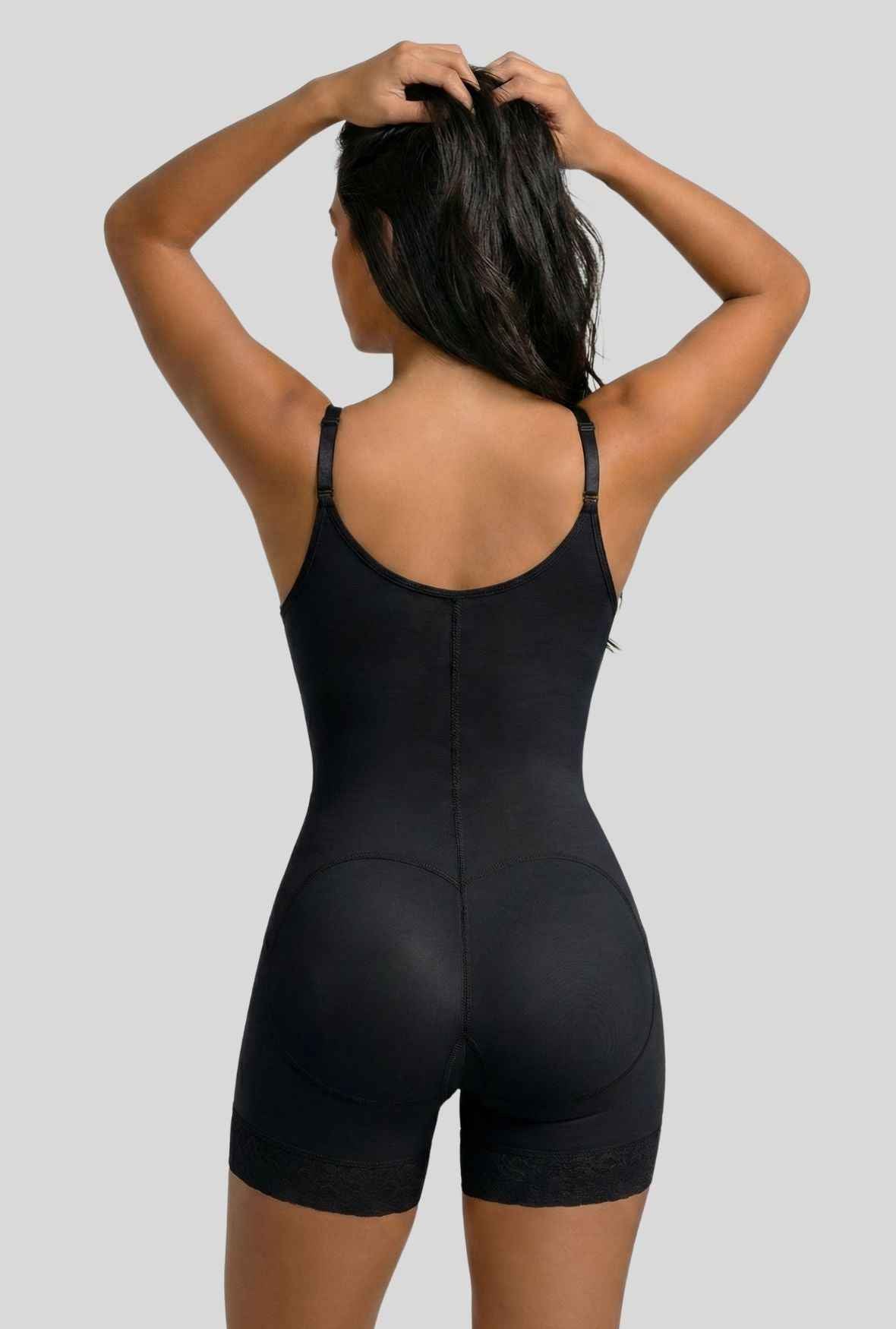 TEEK - Mid Thigh Hook & Eye Bodysuit LINGERIE TEEK VS