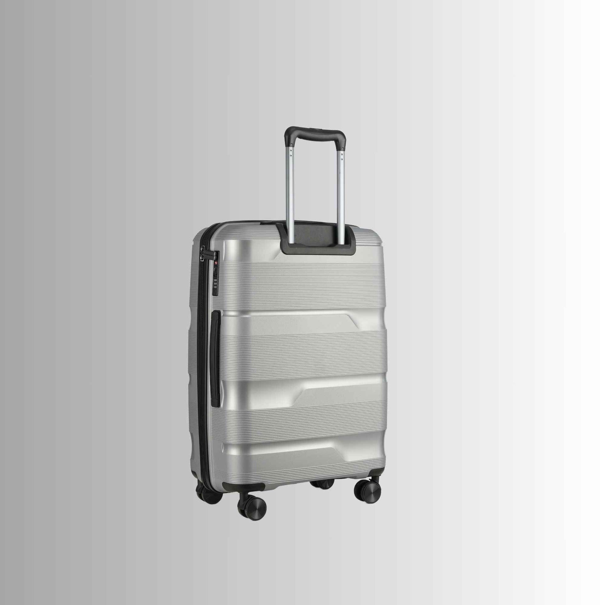 TEEK - 24-inch Silver Hardcase Roller Luggage BAG TEEK SP
