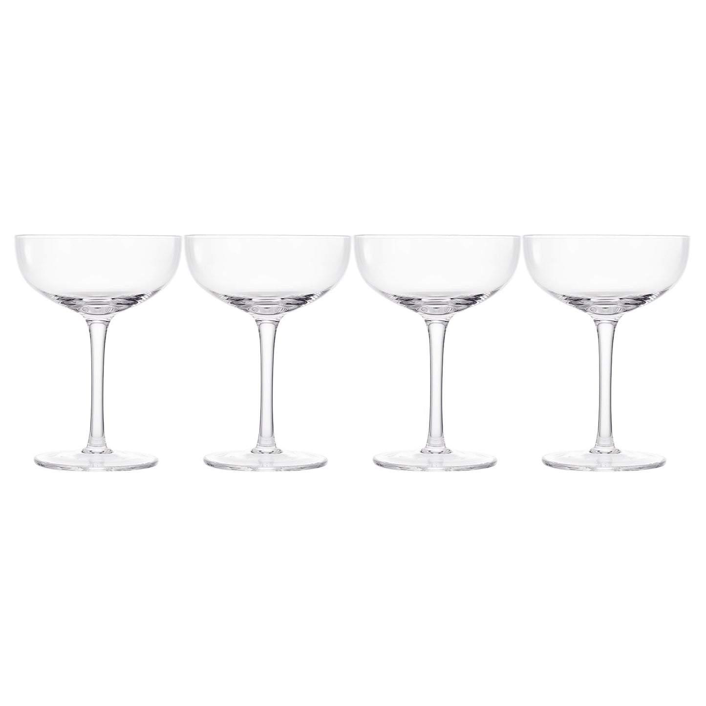 TEEK - Classica Champagne Coupe Cocktail Glassware Set of 4 HOME DECOR TEEK KS
