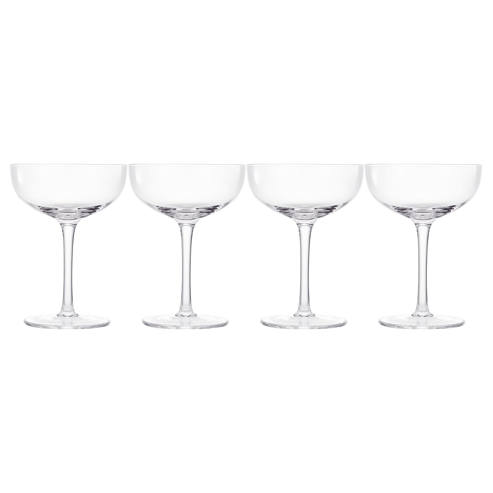 TEEK - Classica Champagne Coupe Cocktail Glassware Set of 4 HOME DECOR TEEK KS