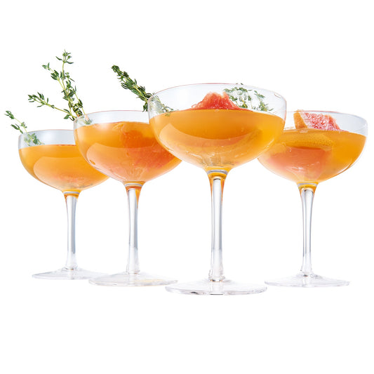 TEEK - Classica Champagne Coupe Cocktail Glassware Set of 4 HOME DECOR TEEK KS