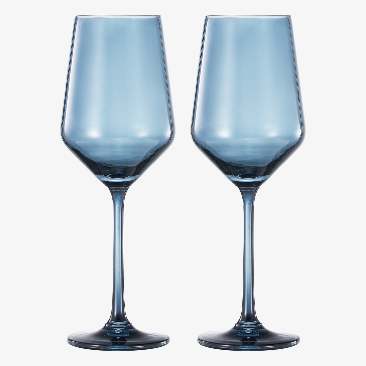TEEK - Tonal Stemmed Wine Glassware Cloudy Blue Set HOME DECOR TEEK KS
