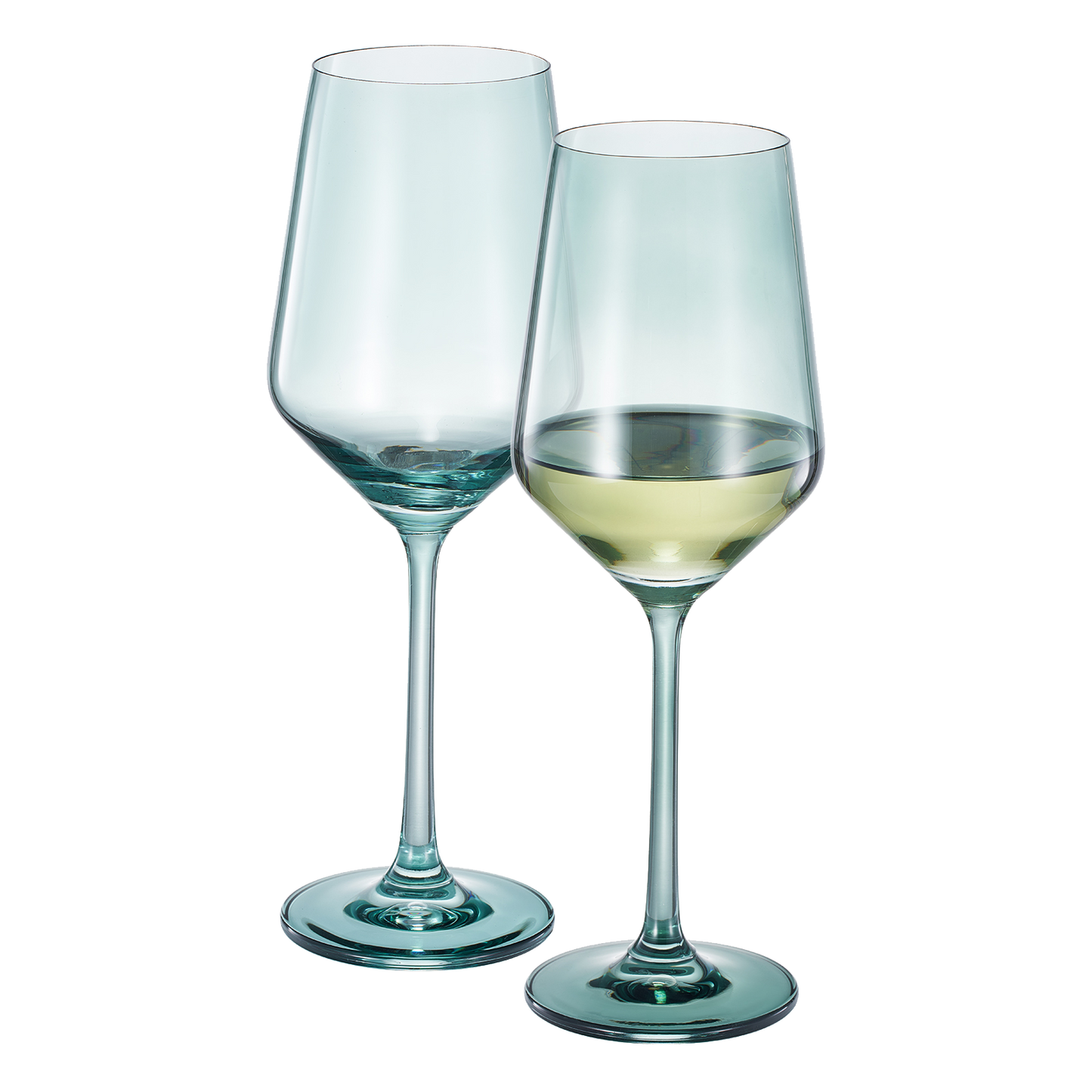 TEEK - Tonal Stemmed Wine Glassware Forest Green Set HOME DECOR TEEK KS