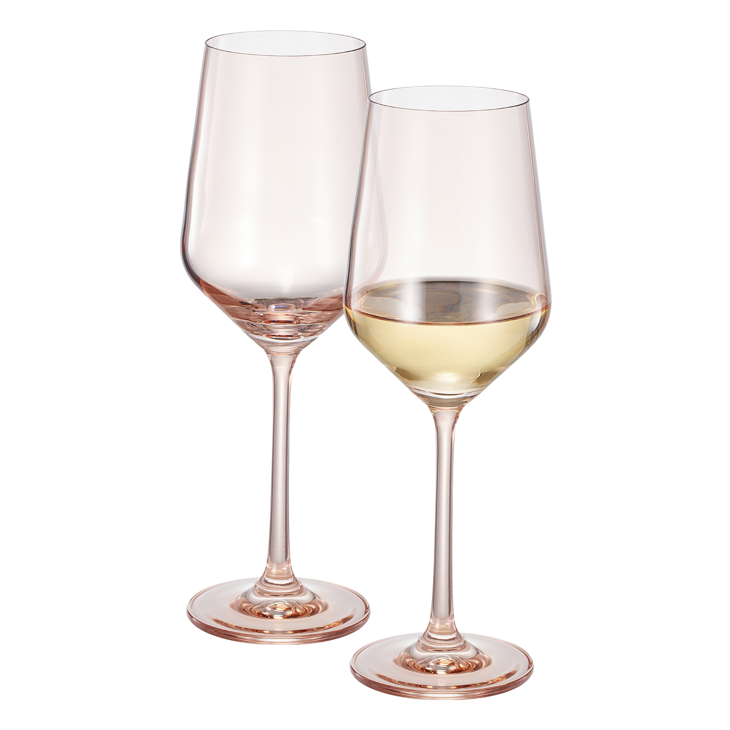 TEEK - Tonal Stemmed Wine Glassware Tan Set HOME DECOR TEEK KS
