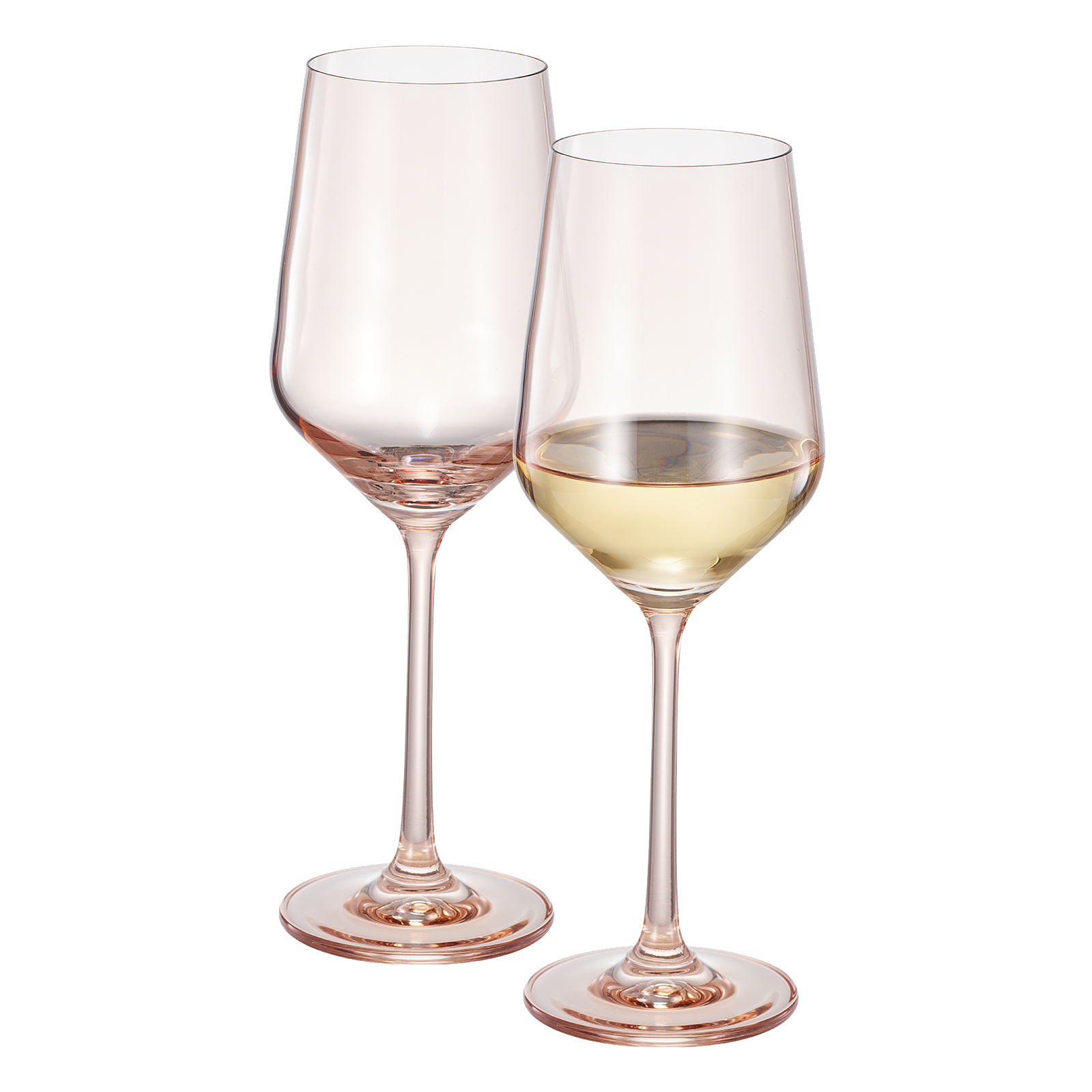 TEEK - Tonal Stemmed Wine Glassware Tan Set HOME DECOR TEEK KS