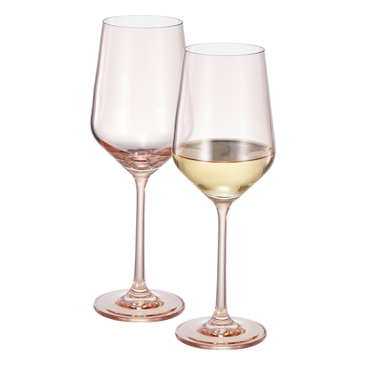 TEEK - Tonal Stemmed Wine Glassware Tan Set HOME DECOR TEEK KS