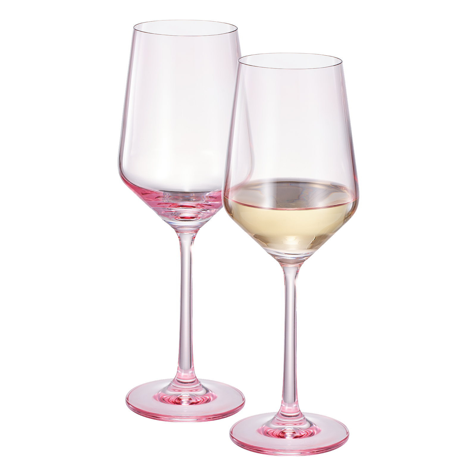 TEEK - Monet Stemmed Wine Glassware Magenta Set HOME DECOR TEEK KS