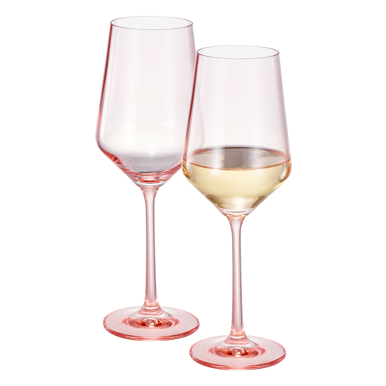 TEEK - Monet Stemmed Wine Glassware Pink Set HOME DECOR TEEK KS