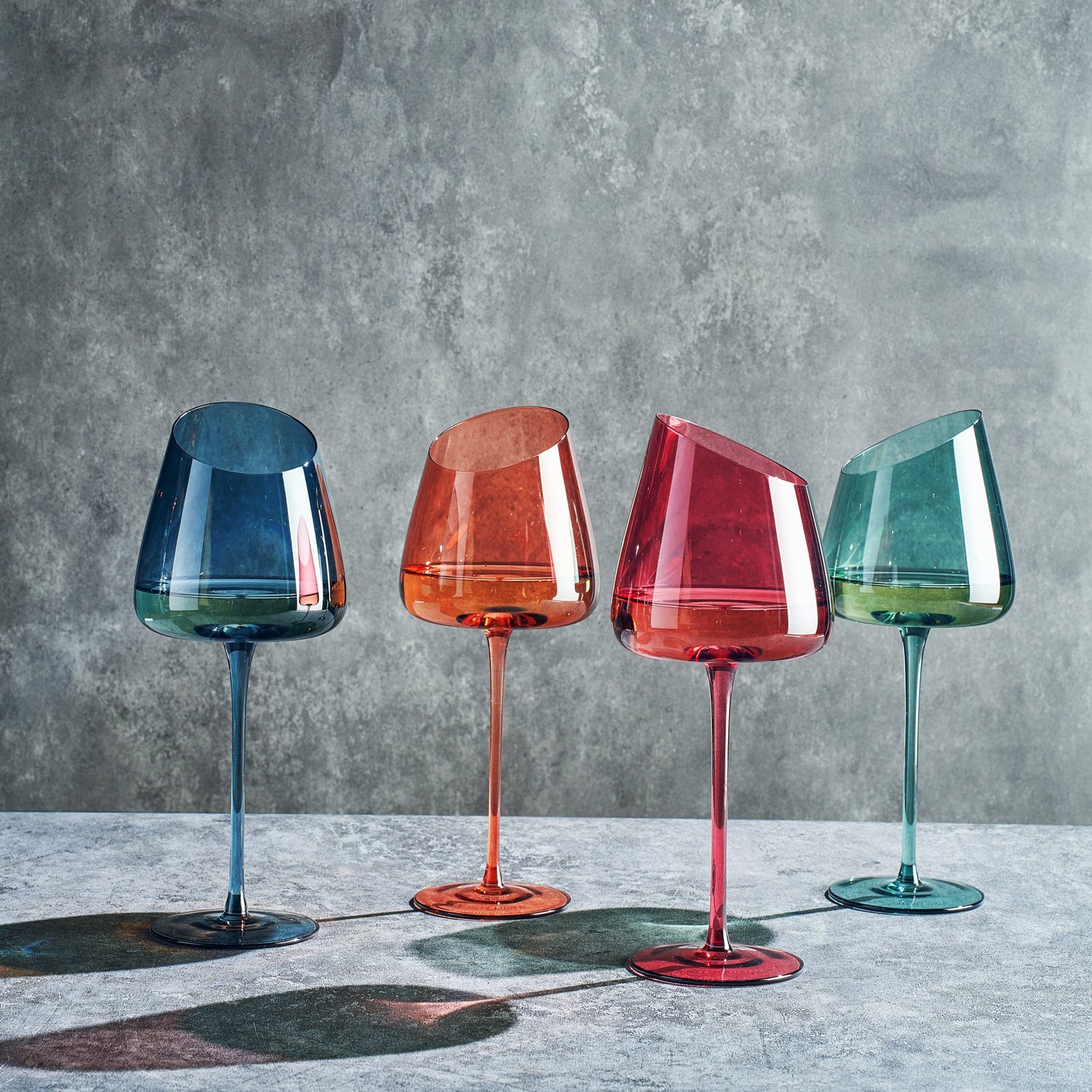 TEEK - Tonal Stemmed Wine Glassware Set HOME DECOR TEEK KS