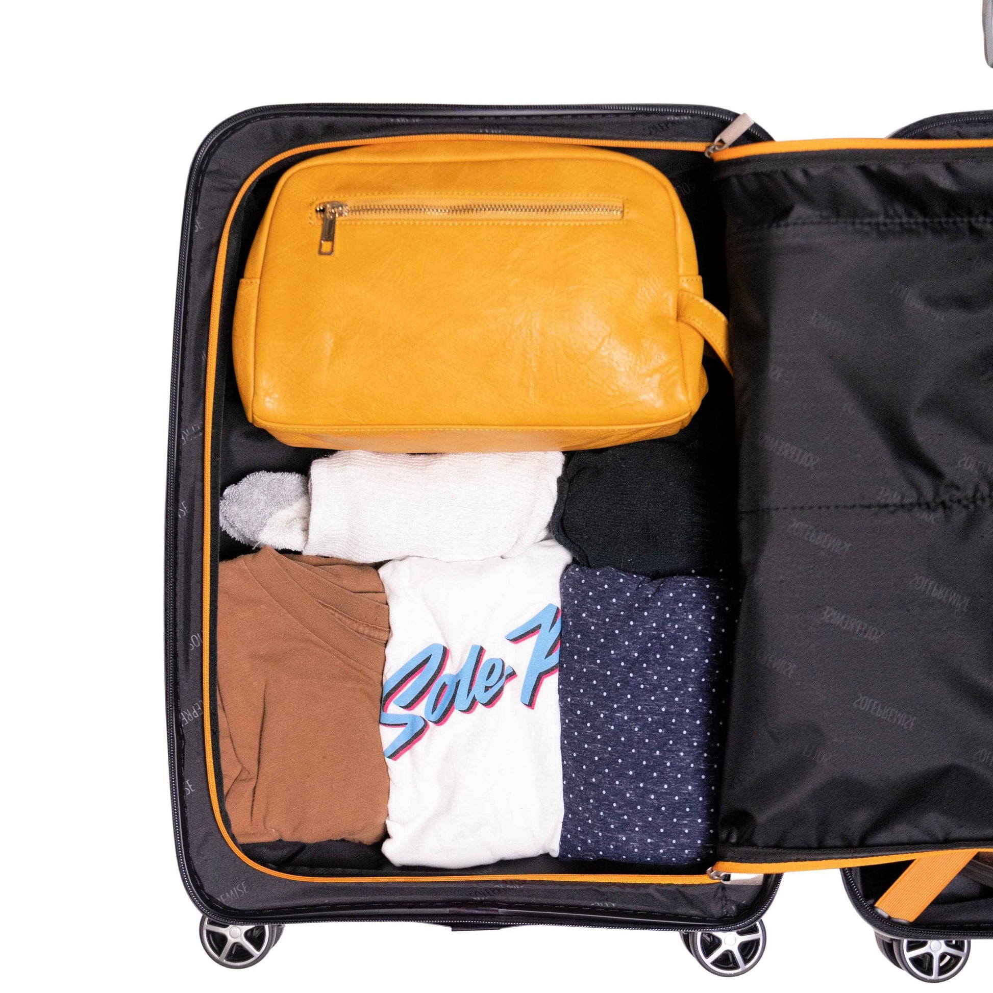 TEEK - 20-inch Black Carry-On Hardcase Roller Luggage BAG TEEK SP