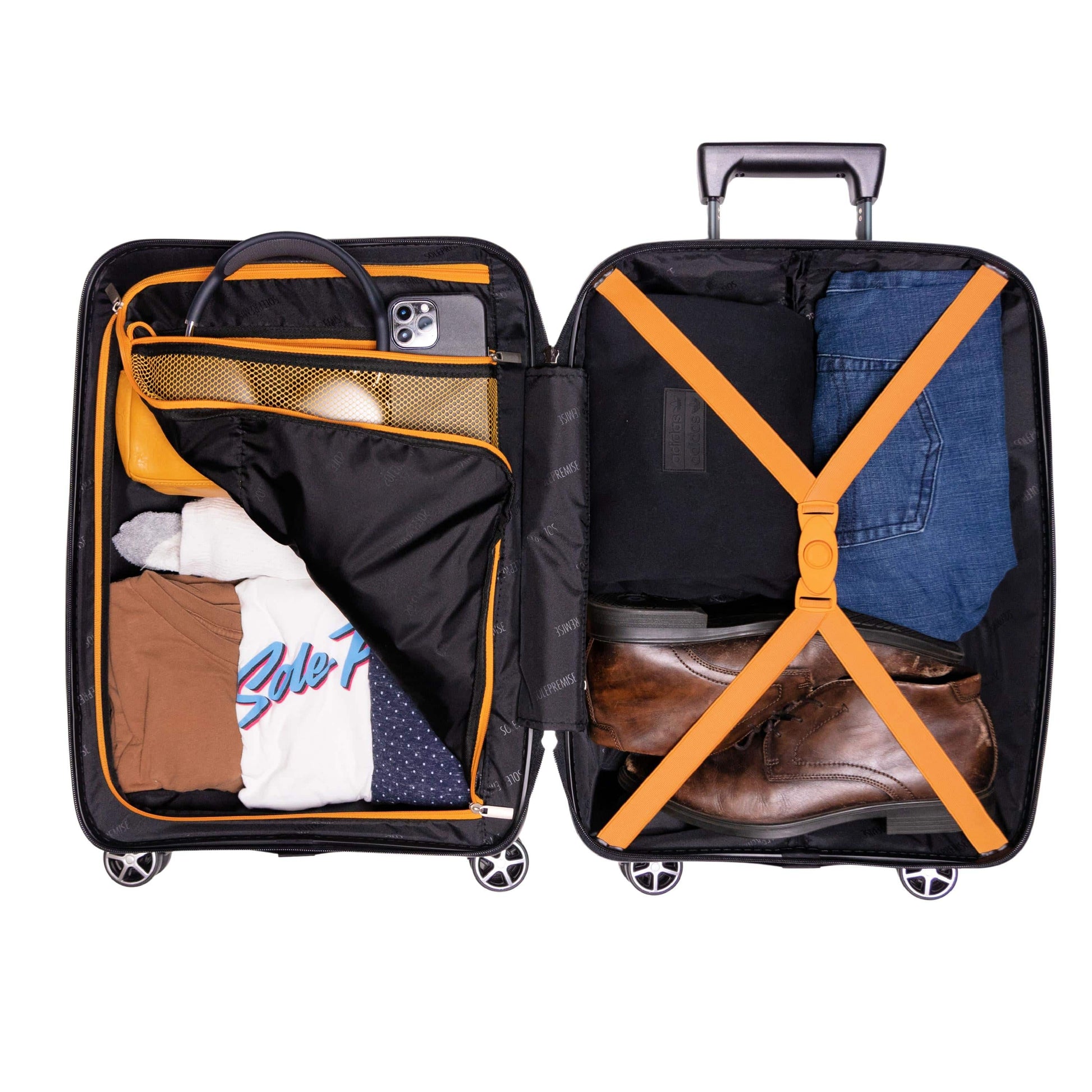 TEEK - Black Hardcase Roller Luggage Set (28', 24' and 20') BAG TEEK SP
