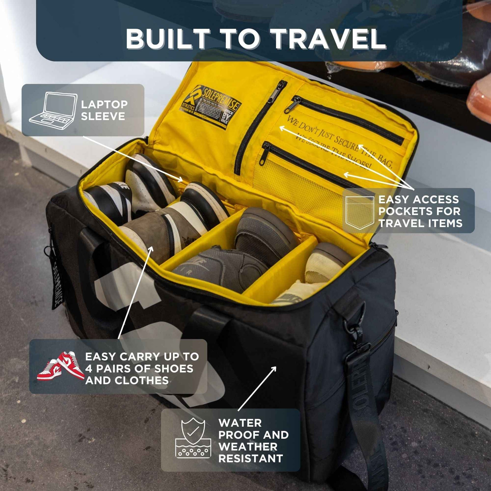 TEEK - Black Sneaker Duffle Bag BAG TEEK SP