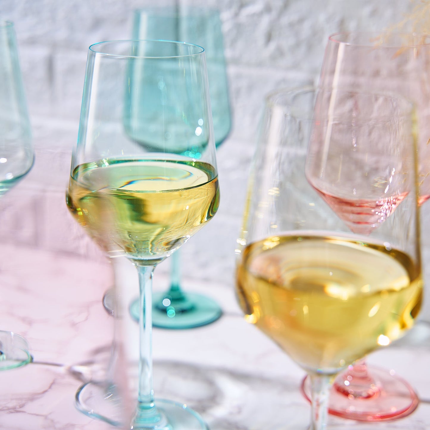 TEEK - Colorata Stemmed Wine Glassware Set HOME DECOR TEEK KS