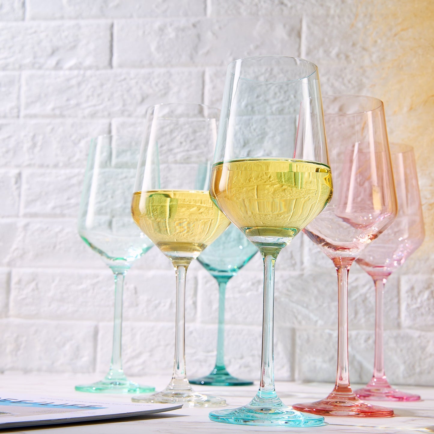 TEEK - Colorata Stemmed Wine Glassware Set HOME DECOR TEEK KS