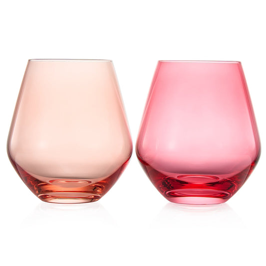 TEEK - Flora Stemless Wine Glassware Set HOME DECOR TEEK KS