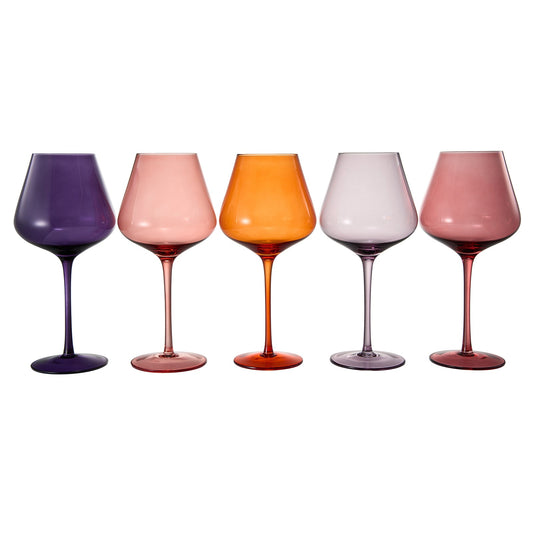 TEEK - Stagioni Stemmed Wine Glassware Set | Summer Sunset HOME DECOR TEEK KS