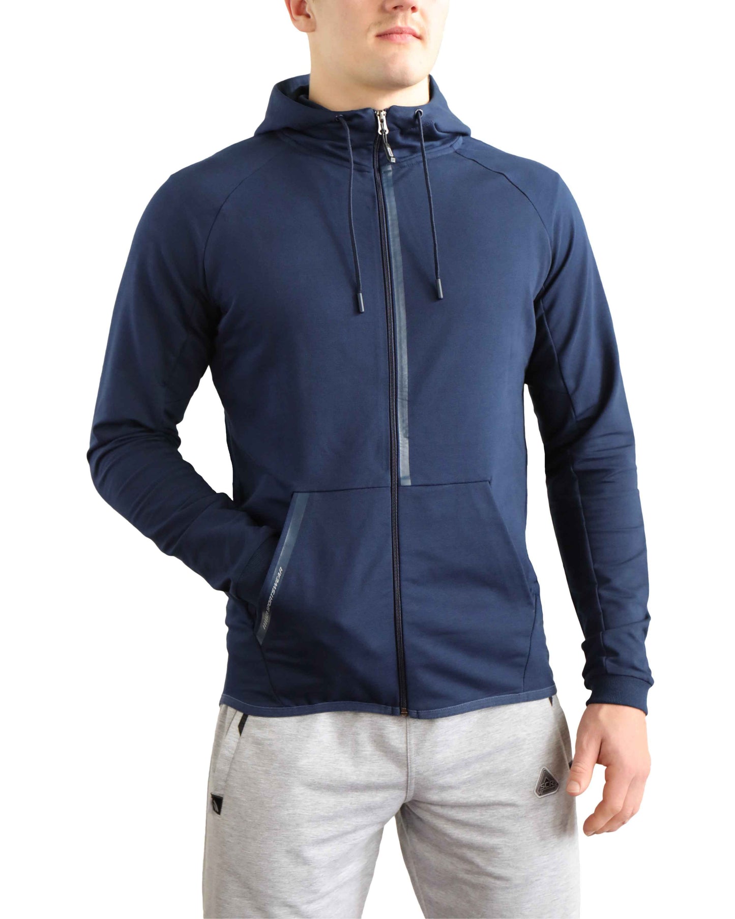TEEK - All-Day Comfort Hooded Sweatshirt Slim Fit JACKET TEEK SCR Small Average Navy