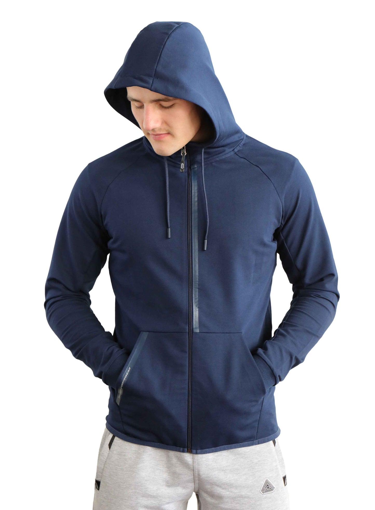 TEEK - All-Day Comfort Hooded Sweatshirt Slim Fit JACKET TEEK SCR X-Large Average Navy