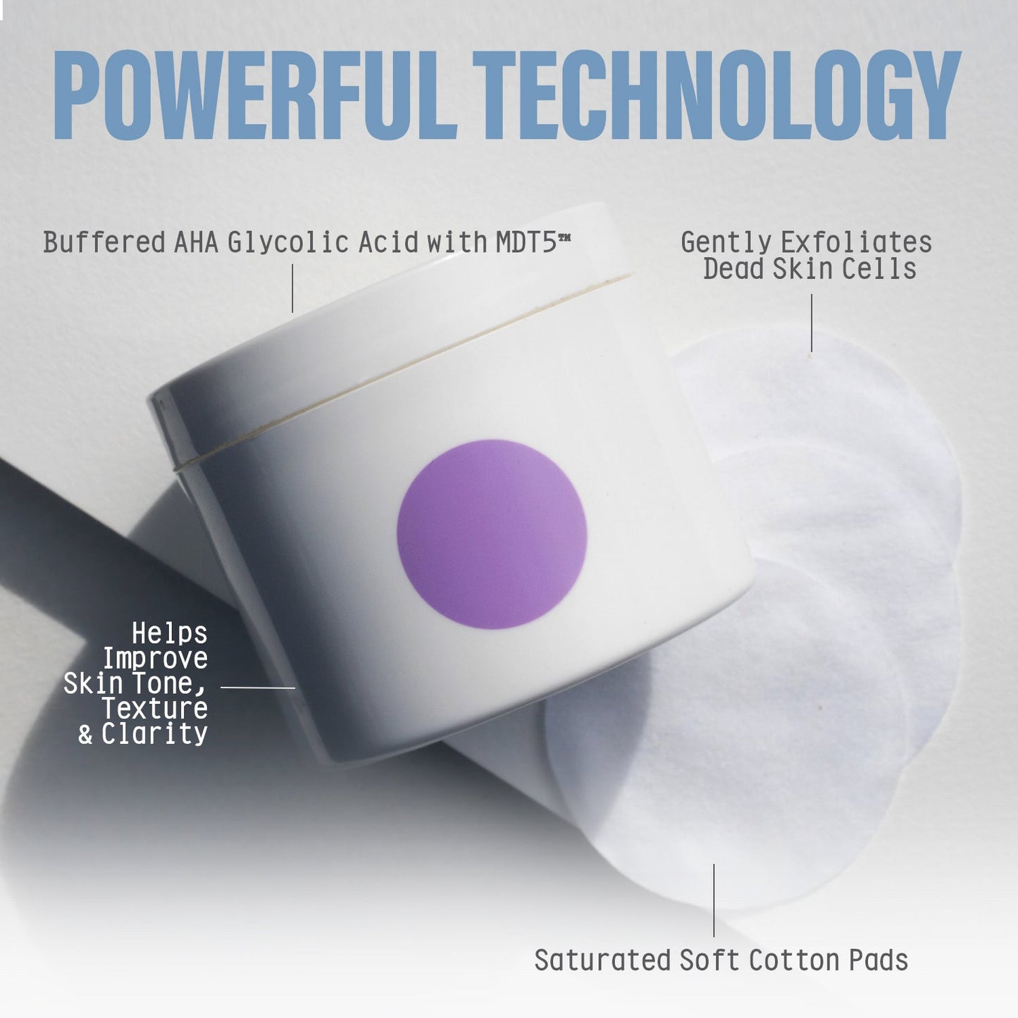 TEEK - TRANSPORT Exfoliating Glycolic Acid Pads 50ct FACIAL SUPPLIES TEEK SINST