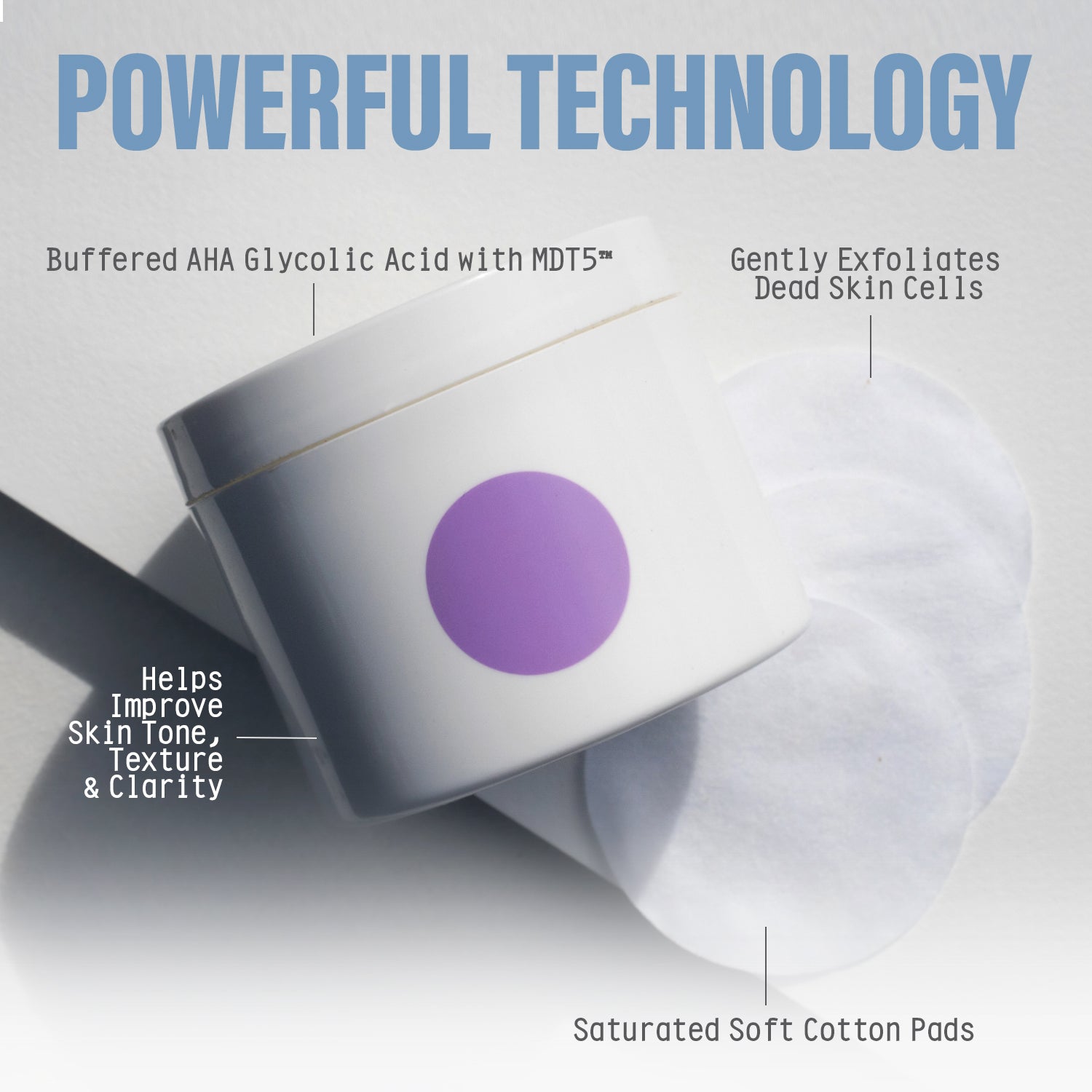 TEEK - TRANSPORT Exfoliating Glycolic Acid Pads 50ct FACIAL SUPPLIES TEEK SINST