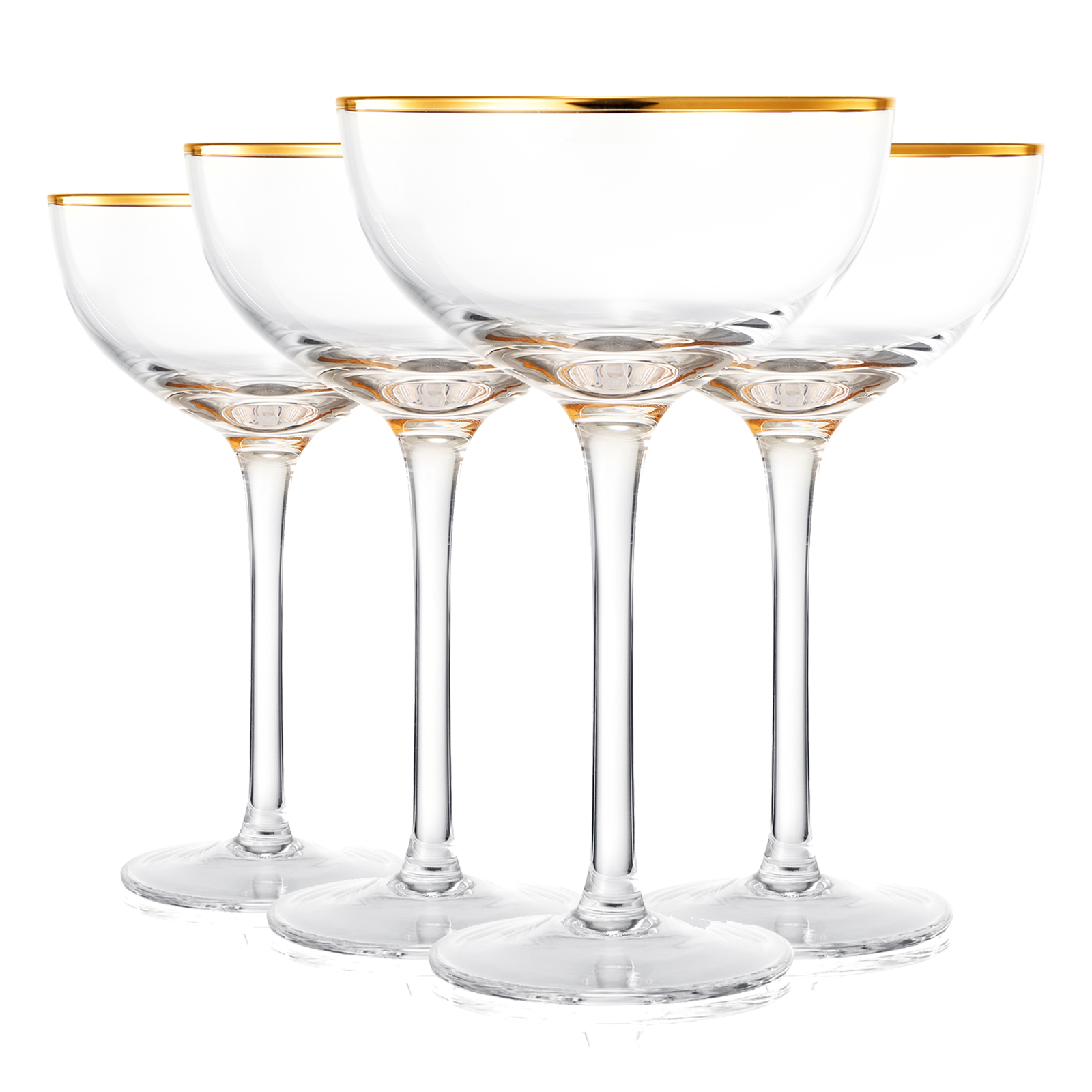 TEEK - Palazzo Champagne Coupe Cocktail Glassware Set HOME DECOR TEEK KS