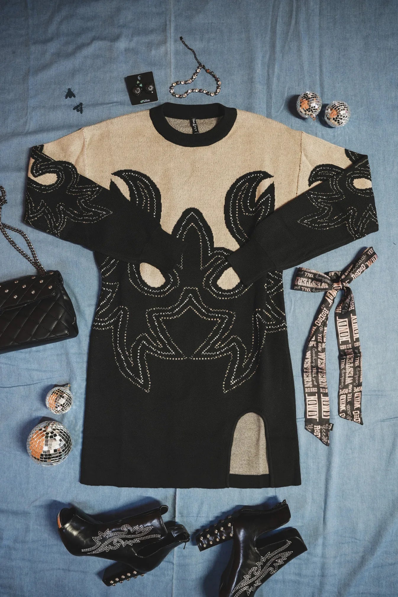 TEEK - Tejas Two Step Sweater Dress DRESS TEEK RRRB 3XL