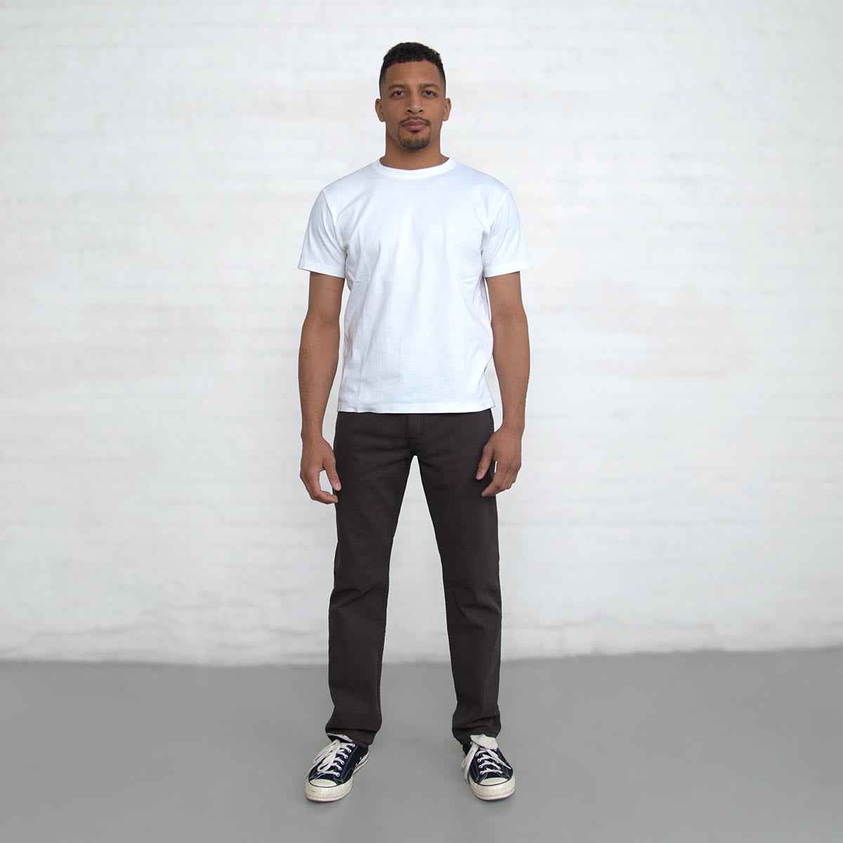 TEEK - 100% Cotton Tailored Fit Espresso JEANS TEEK DDA