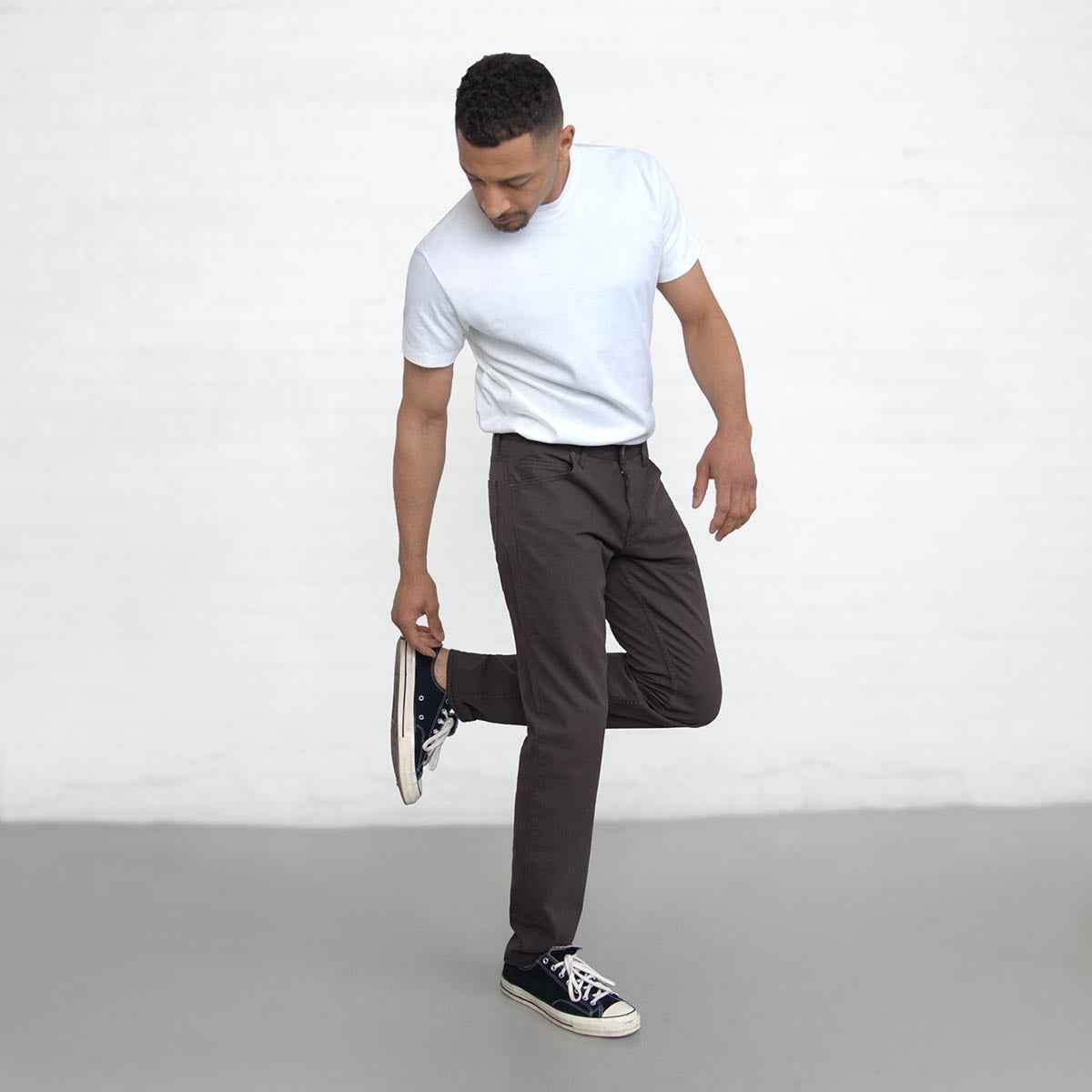 TEEK - 100% Cotton Tailored Fit Espresso JEANS TEEK DDA