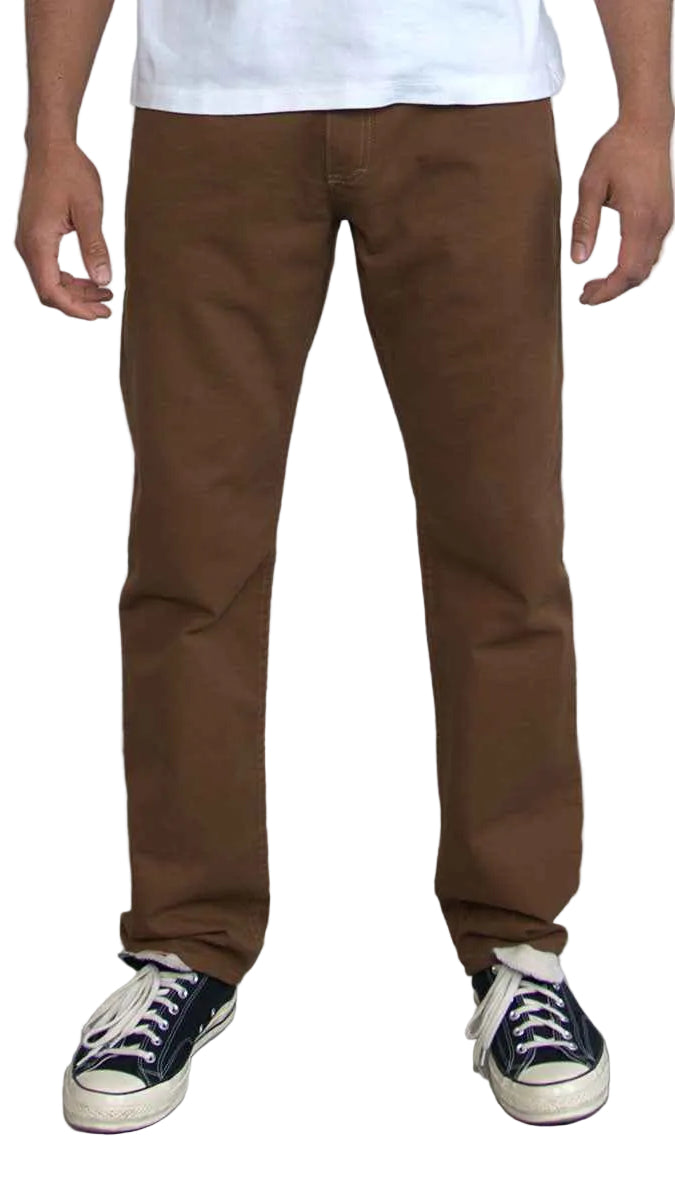 TEEK - 100% Cotton Tailored Fit Brown JEANS TEEK DDA