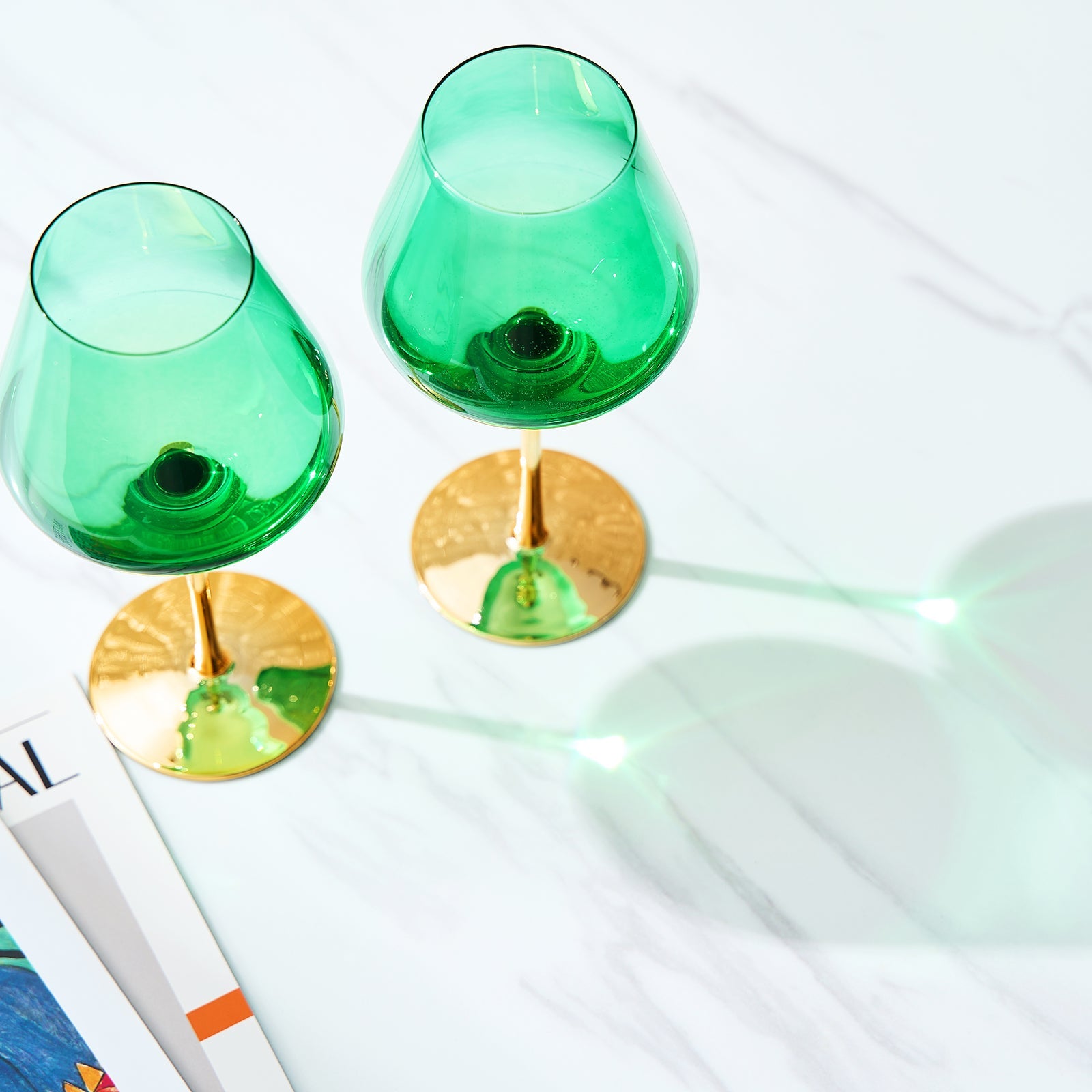 TEEK - Deco Stemmed Wine Glassware Set HOME DECOR TEEK KS