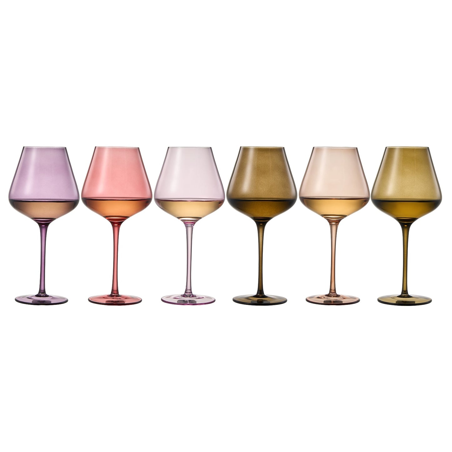 TEEK - Stagioni Stemmed Wine Glassware Set | Fall Leaves HOME DECOR TEEK KS