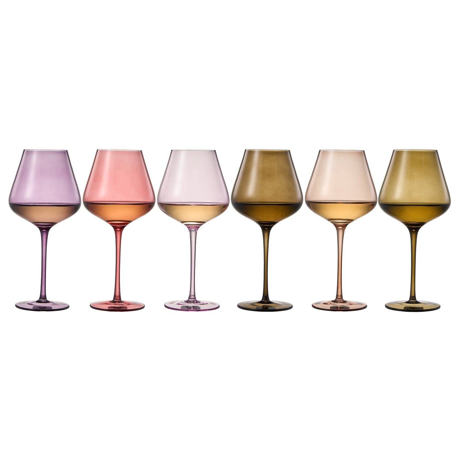 TEEK - Stagioni Stemmed Wine Glassware Set | Fall Leaves HOME DECOR TEEK KS