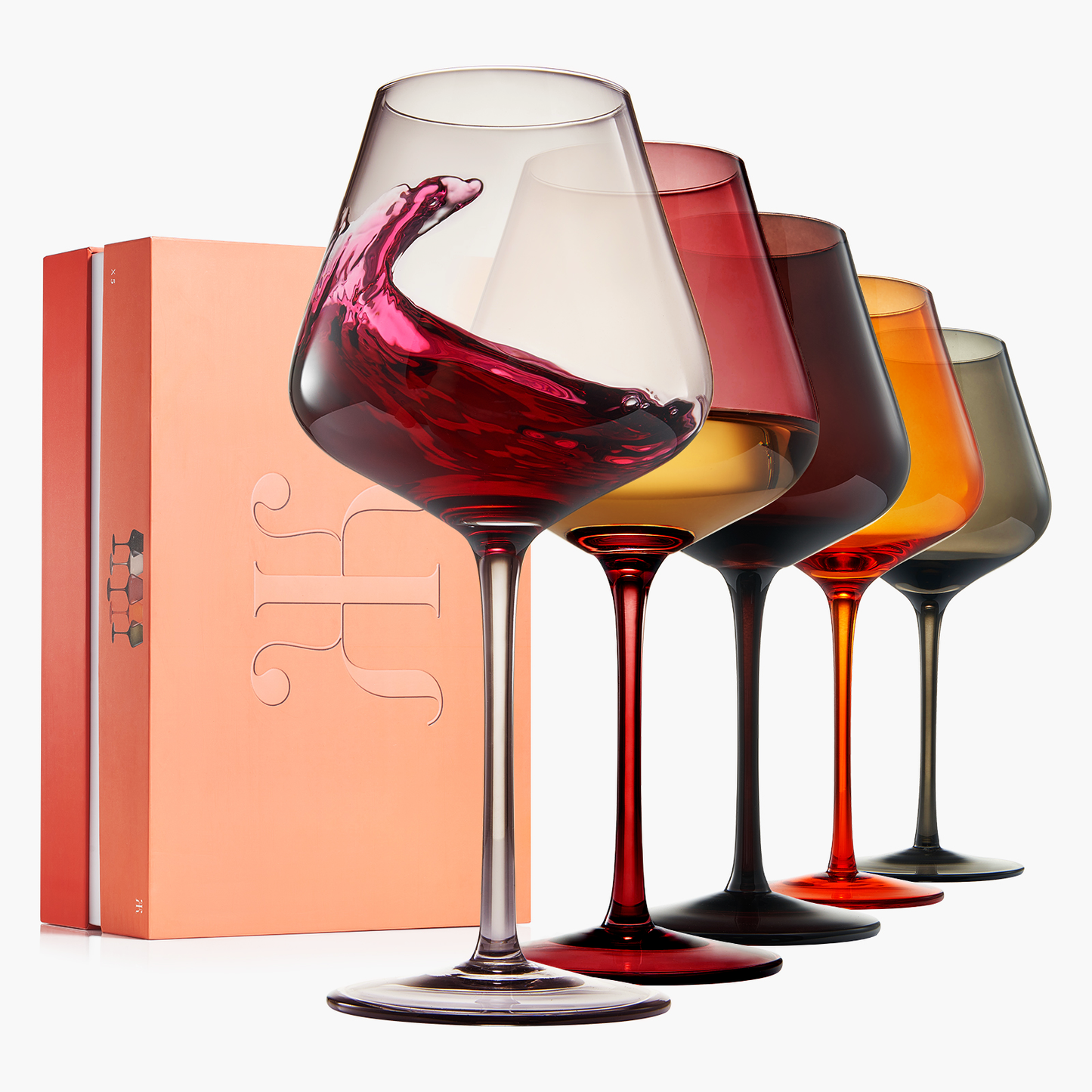 TEEK - Love Stemmed Wine Glassware Set HOME DECOR TEEK KS Terracotta Venice