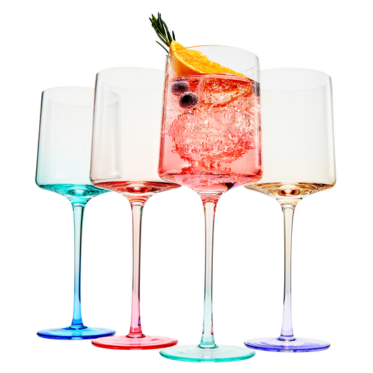 TEEK - Alba Stemmed Wine Glassware Set HOME DECOR TEEK KS