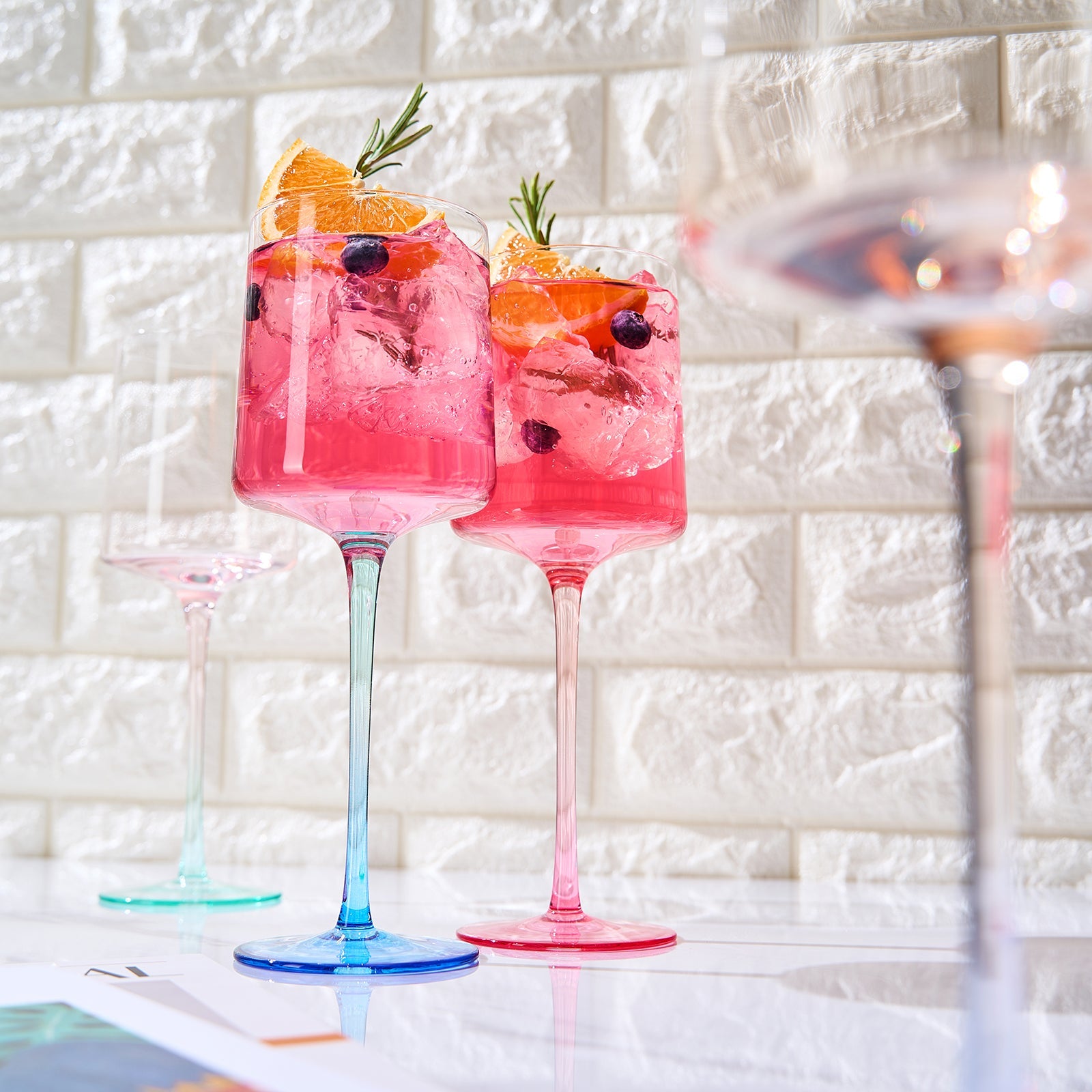 TEEK - Alba Stemmed Wine Glassware Set HOME DECOR TEEK KS