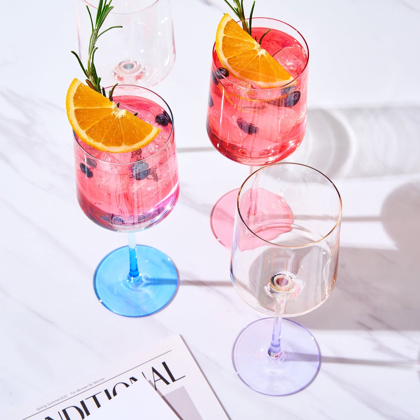 TEEK - Alba Stemmed Wine Glassware Set HOME DECOR TEEK KS