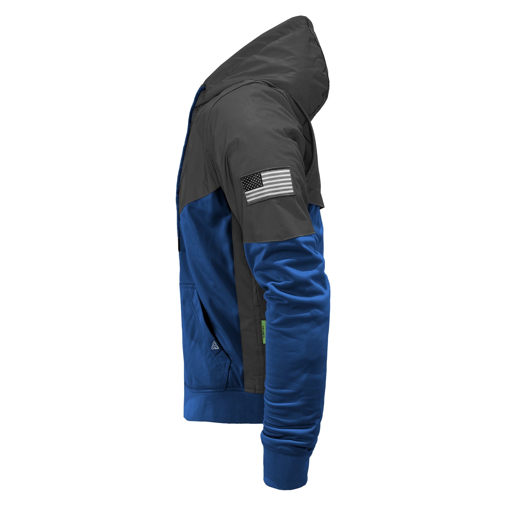 TEEK - Mens Ultra Reflective Padded Hoodie Blue Nebula JACKET TEEK BR