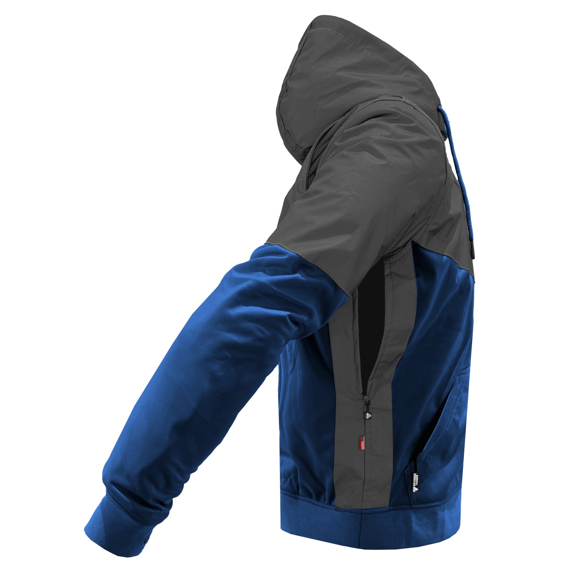 TEEK - Mens Ultra Reflective Padded Hoodie Blue Nebula JACKET TEEK BR