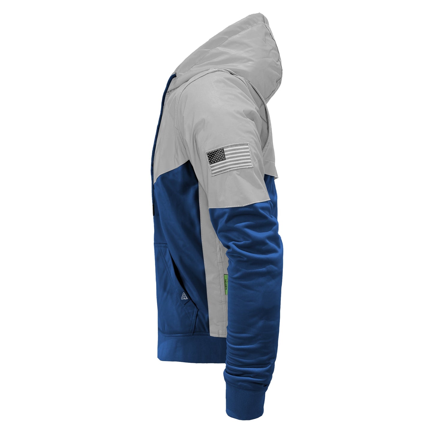 TEEK - Ultra Reflective Padded Hoodie Blue Eclipse JACKET TEEK BR