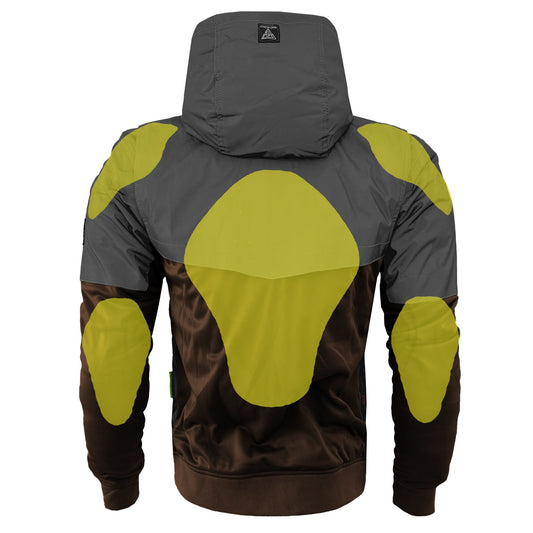 TEEK - Mens Ultra Reflective PaddedHoodie Brown Nebula JACKET TEEK BR