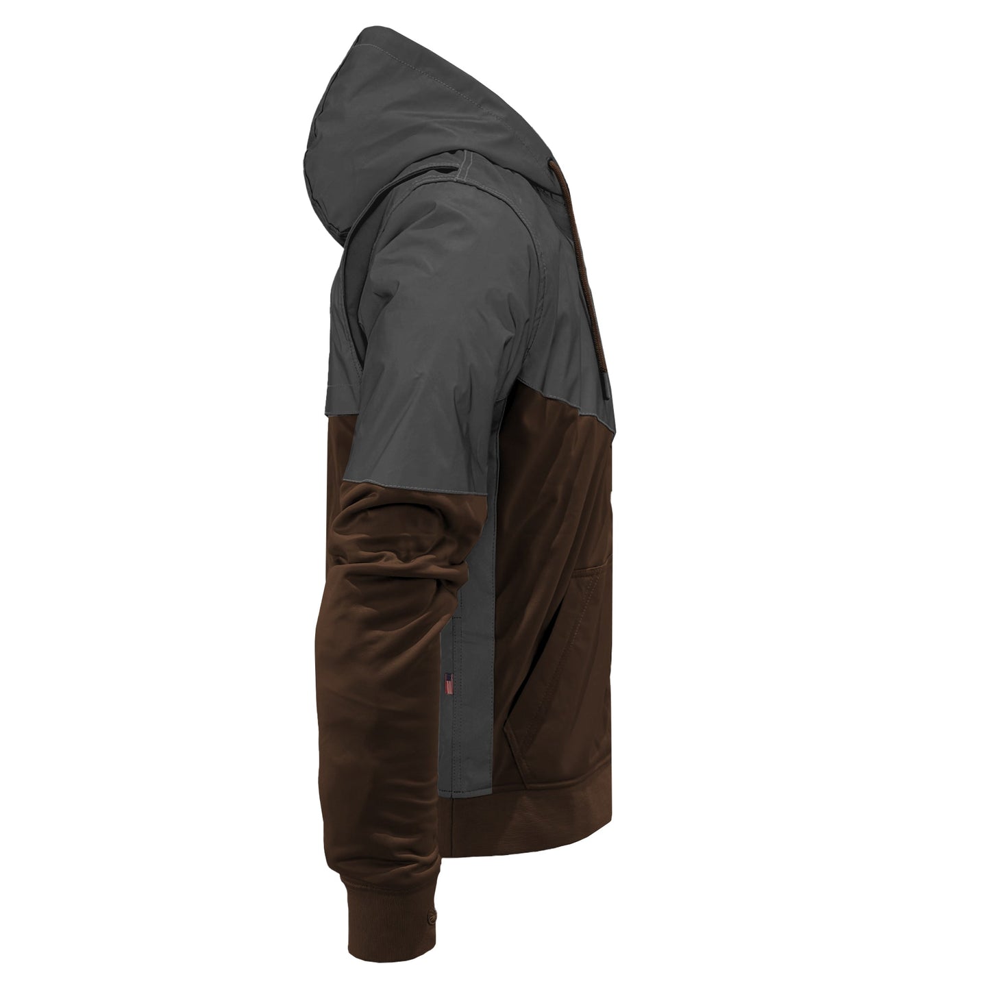 TEEK - Mens Ultra Reflective PaddedHoodie Brown Nebula JACKET TEEK BR
